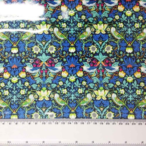 Gloss PVC Coated Liberty Tana Lawn Strawberry Thief J - Image 3
