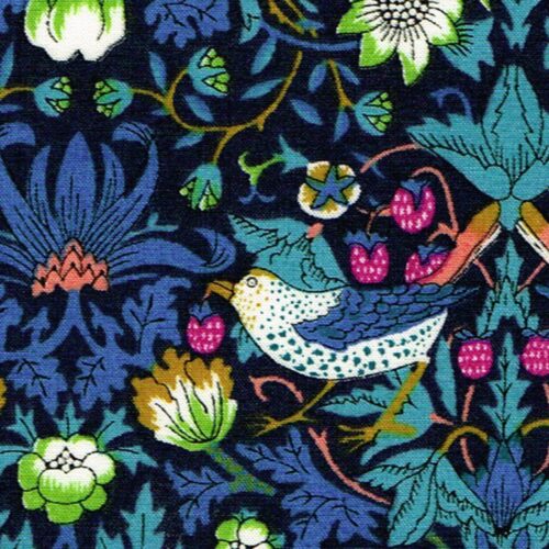 Liberty Tana Lawn Fabric Strawberry Thief J - Image 2