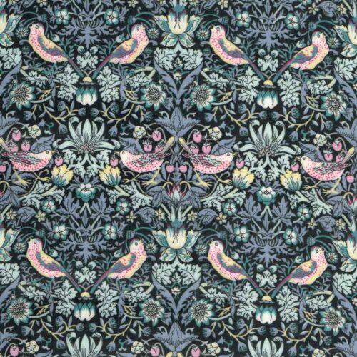 Alice Caroline Liberty Oilcloth Fabric in grey