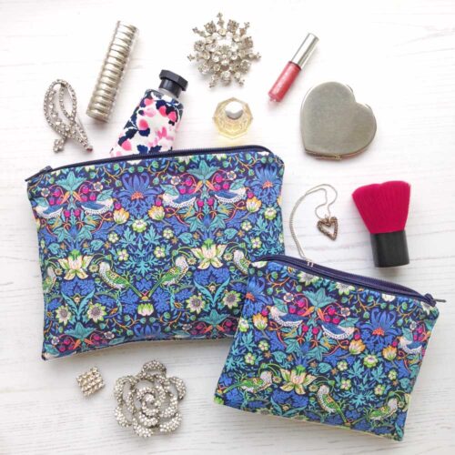 Liberty Fabric Coin Purses sewing kit