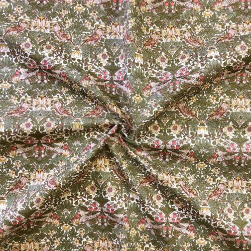 fabric scrunched