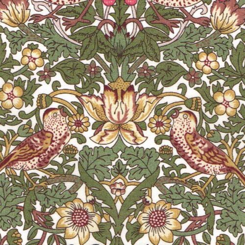 Liberty Tana Lawn Fabric Strawberry Thief Spring B