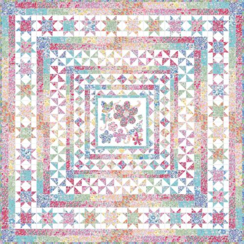 Summer Meadow Full Quilt Kit | Liberty Quilt