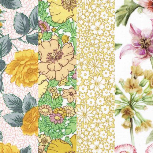 Liberty Fabric Tana Lawn® 4 Fat Quarters Sunny Meadow Selection 280