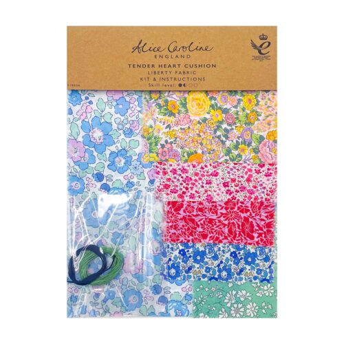 Liberty Fabric Heart Cushion Kit