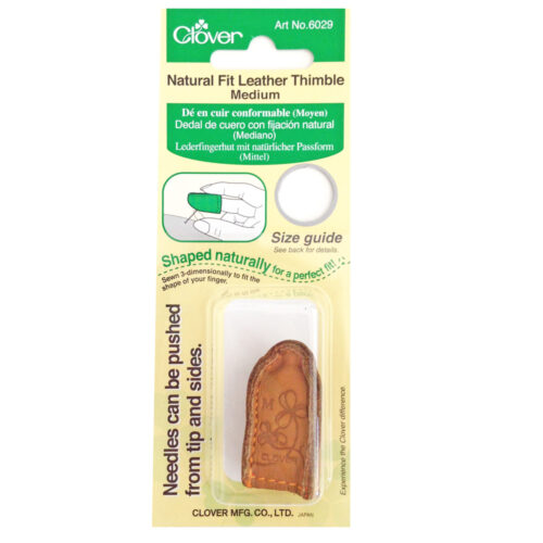 Clover Natural Fit Leather Thimble