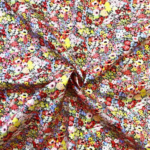 fabric scrunched