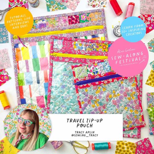 Travel Zip-Up Pouch by Tracy Aplin: Fabric & Equipment Requirements