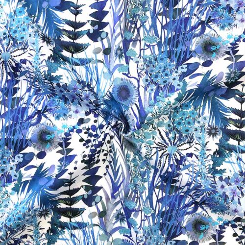 fabric scrunched