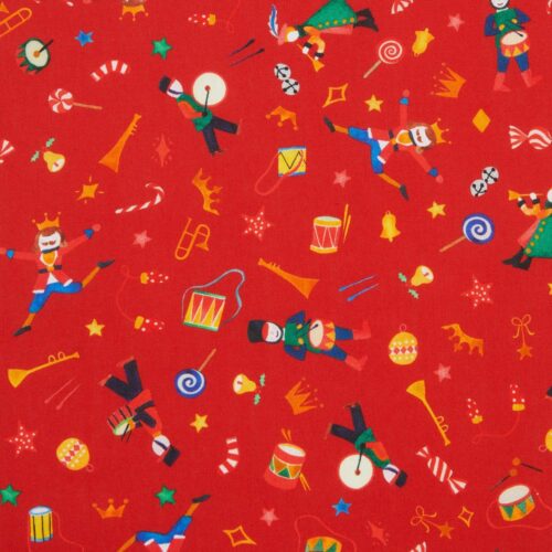 Liberty Tumbling Toys D Christmas Fabric