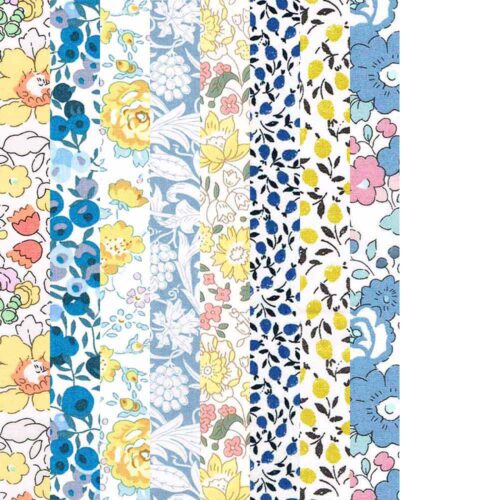 Ukraine Quilt-Along Liberty Tana Lawn® Fabric Scrap Pack - 10 fabric scraps - Pack 1