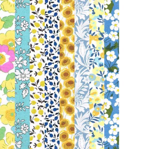 Ukraine Quilt-Along Liberty Tana Lawn® Fabric Scrap Pack - 10 fabric scraps - Pack 2