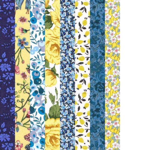 Ukraine Quilt-Along Liberty Tana Lawn® Fabric Scrap Pack - 10 fabric scraps - Pack 3