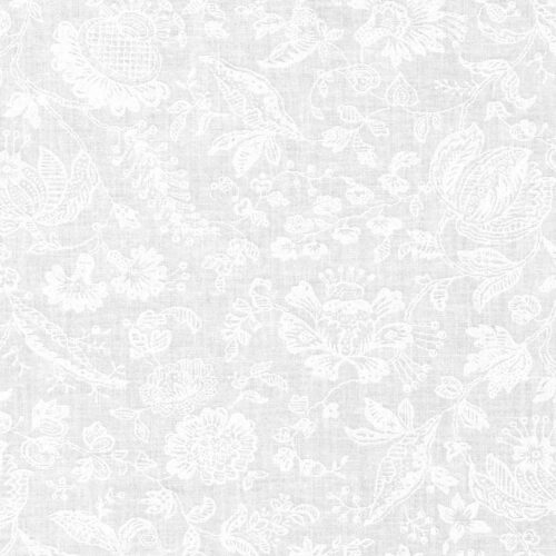Liberty Victoria Lace Floral White on White