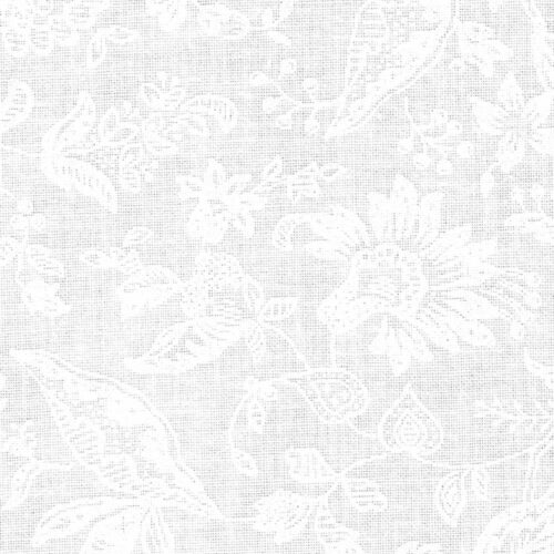 Liberty Victoria Lace Floral White on White