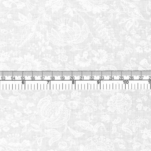 Liberty Victoria Lace Floral White on White