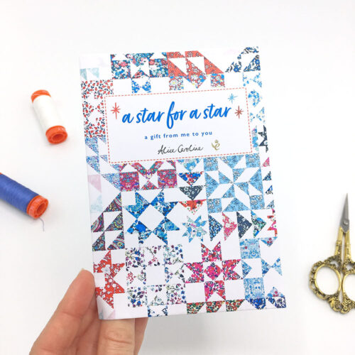 FREE Print at Home Gifting Card: Aurora Stars Tricolour Quilt Block of the Month