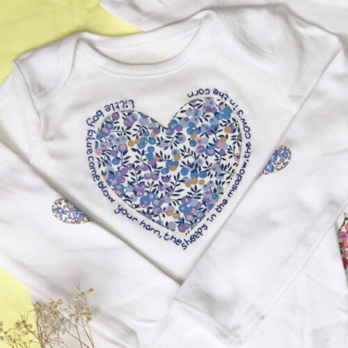 Pretty Blue Baby grow