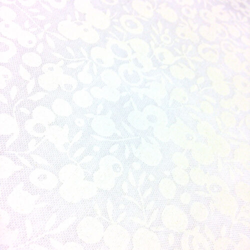 White on white quilting cotton