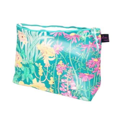 Wash Bag Anna's Garden Teal - Image 2