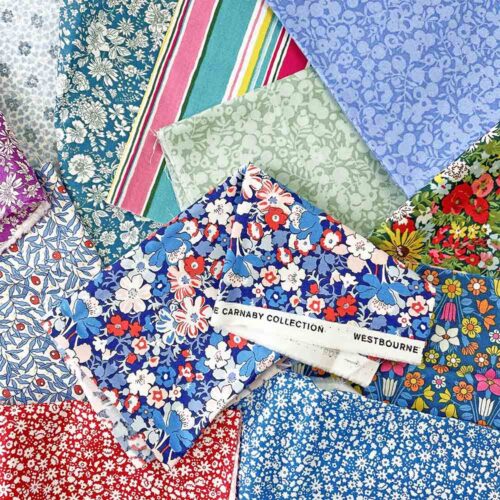 SALE Liberty Quilting Cotton Fabric Multi-Coloured All sorts Scraps 175g - Image 3