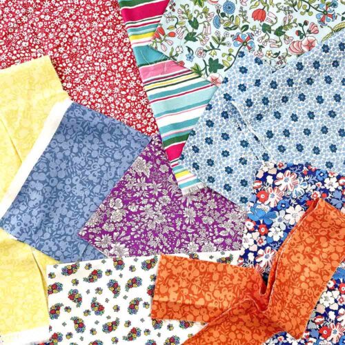 SALE Liberty Quilting Cotton Fabric Multi-Coloured All sorts Scraps 175g - Image 4
