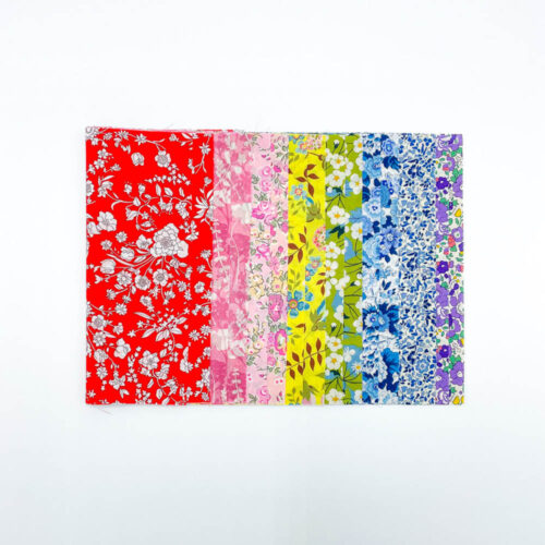 16 Liberty Fabric Tana Lawn 6" Rainbow Charm Squares - Image 2