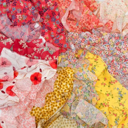 Liberty Tana Lawn Fabric Hexagon Scraps - Image 5