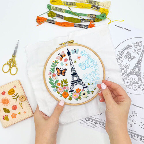 Alice in Paris Embroidery Kit