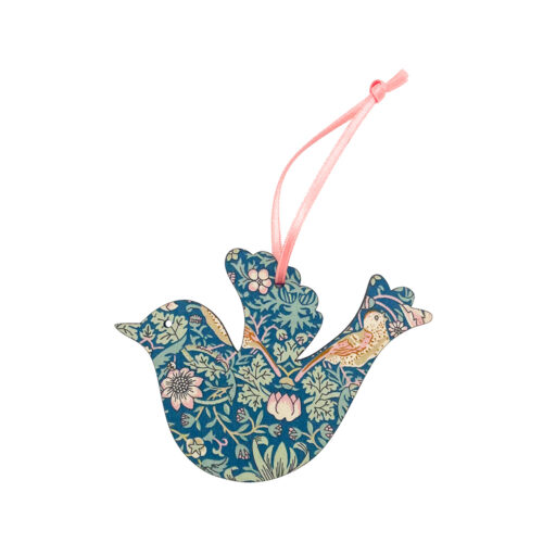 Liberty Dove Decoration In Vintage Blue Print