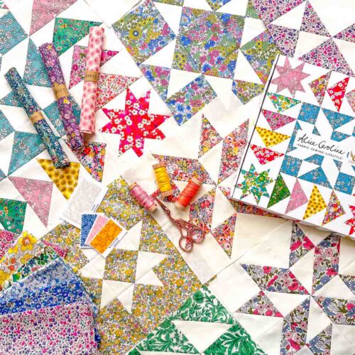 Aurora Stars Liberty Fabric Quilt Kit