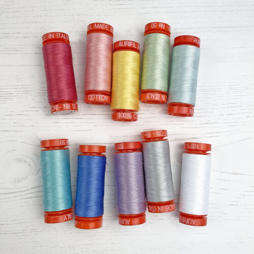 Betsy's Bouquet Aurifil Thread Collection