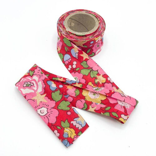 Liberty Betsy Star Christmas Fabric Bias Binding