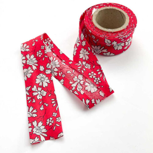 Liberty Tana Lawn Capel Red Bias Binding