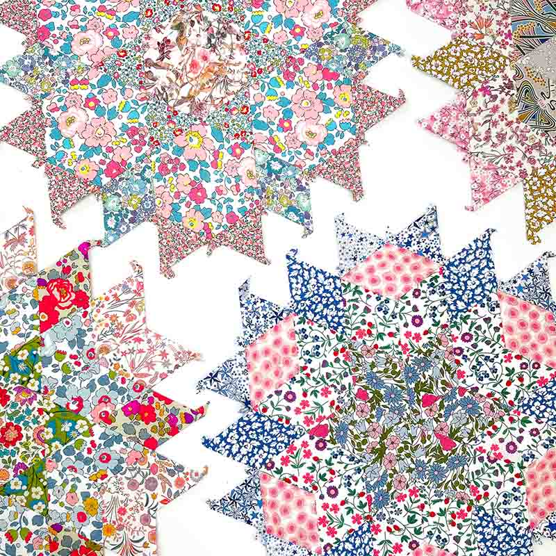 Mosaic Colorful Pattern Print Bed Set Quilt