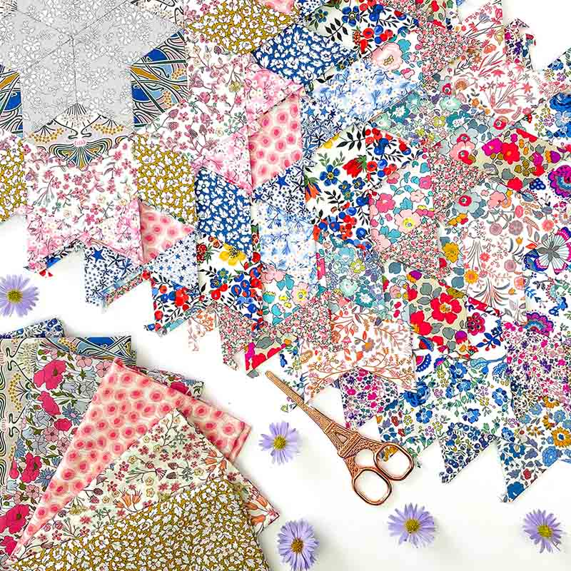 Quilt BOM | EPP quilt | English Paper Piecing | Alice Caroline