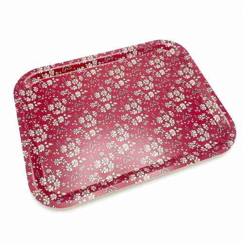 Large Tray In Liberty Capel Red - Image 2
