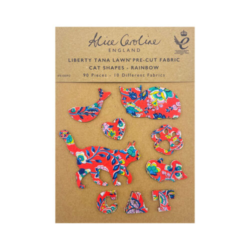 Pre-Cut Liberty Fabric Cat Shapes