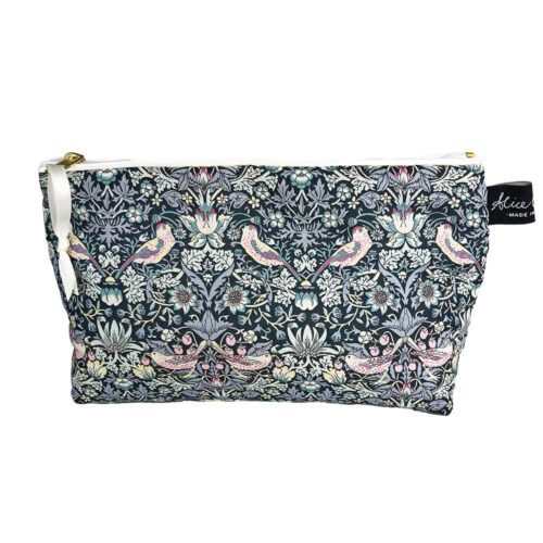 Strawberry Thief William Morris Liberty Print Cosmetic Bag