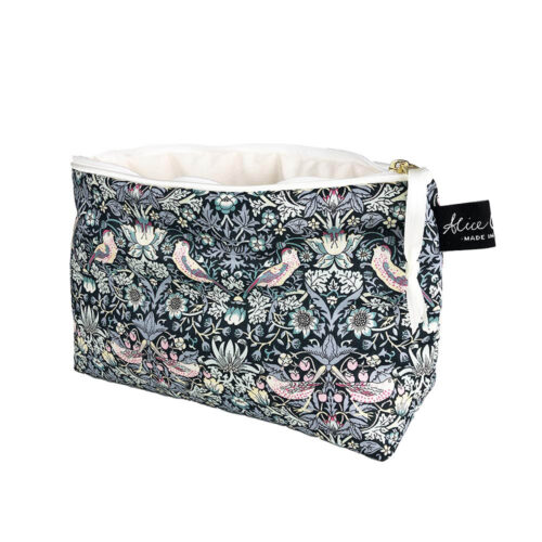 Strawberry Thief William Morris Liberty Print Cosmetic Bag