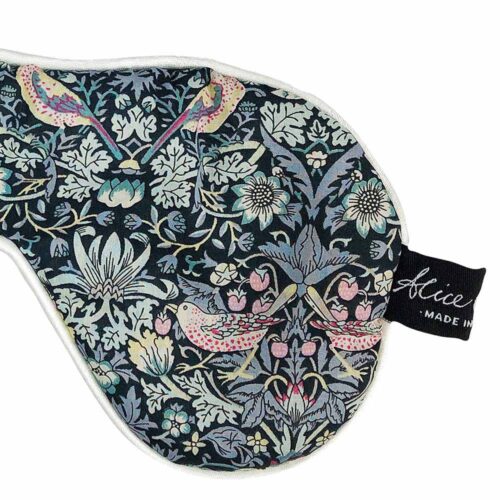 Eye Mask Strawberry Thief Eau De Nil - Image 3