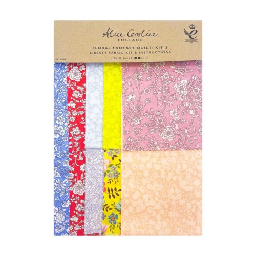 Floral Fantasy Kit 3 Alice Caroline Quilt Block