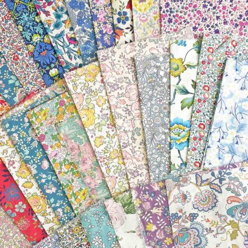 Liberty Tana Lawn Fabric Multi-Coloured All Sorts Flower Garden - 100g - Image 2