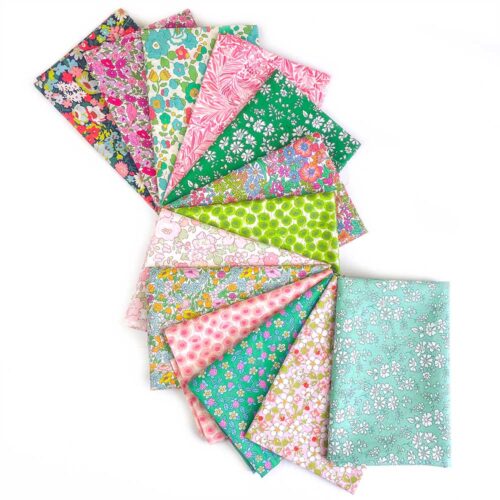 Green and Pink Liberty Tana Lawn Selection