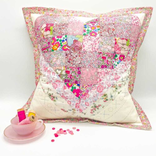 Liberty Fabric Heartbeat Cushion Kit
