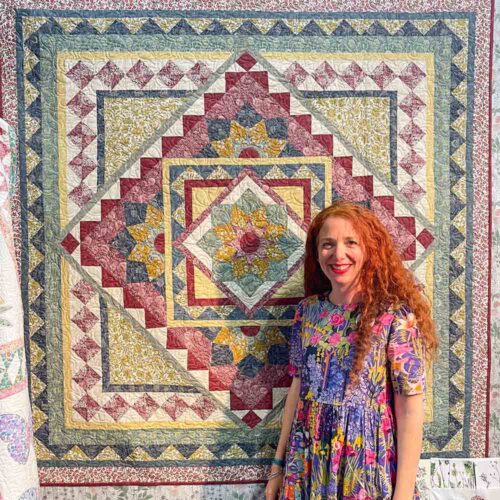 Alice with Hera Manor Quilt
