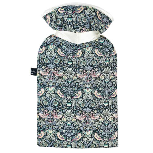 Hot Water Bottle Strawberry Thief Eau De Nil - Image 4