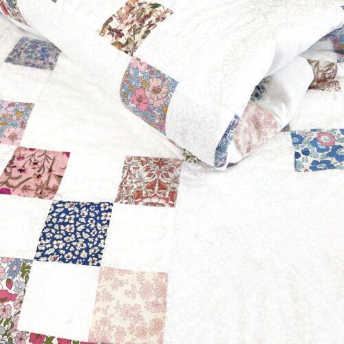 Betsy Rainbow Simple Irish Chain Full Quilt Kit - Image 5