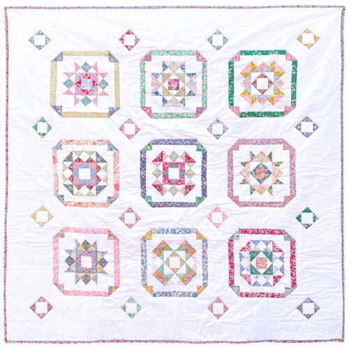 Liberty Fabric Kaleidoscope Quilt kit