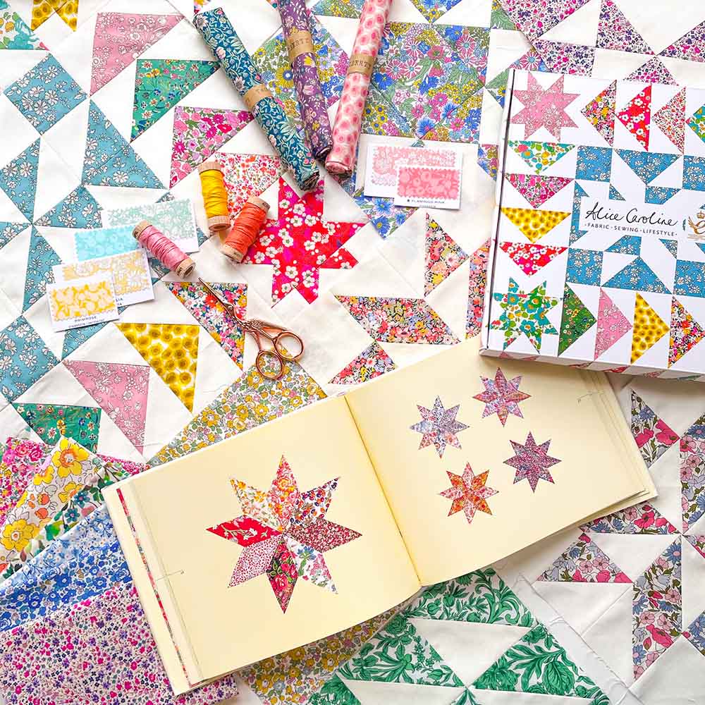 Rainbow Aurora Stars Quilt Kit